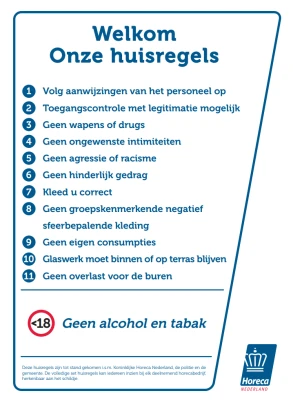KHN Huisregelbordje